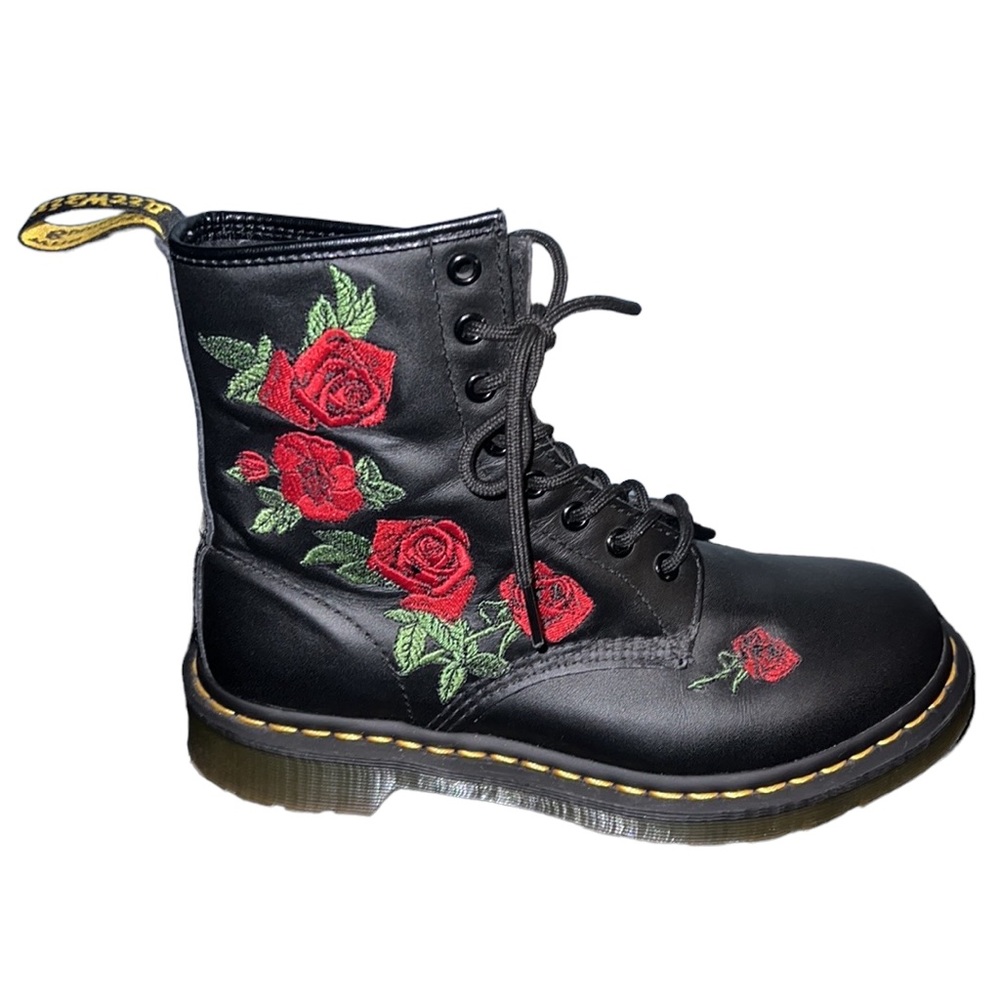 Dr. Martens Air Wave Women’s 1460 Vonda Floral Lace Up Boots US 8 - Picture 4 of 9
